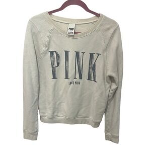 PINK Victoria's Secret Cream Sweatshirt